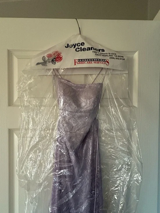 Camilla Lavender Lace Mermaid Dress - Picture 11 of 13